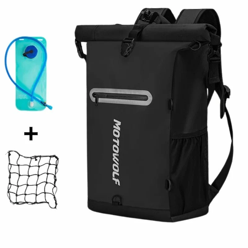 Sac à Dos Étanche + Poche Hydratation 2 L | HydraRide ™ 25 L