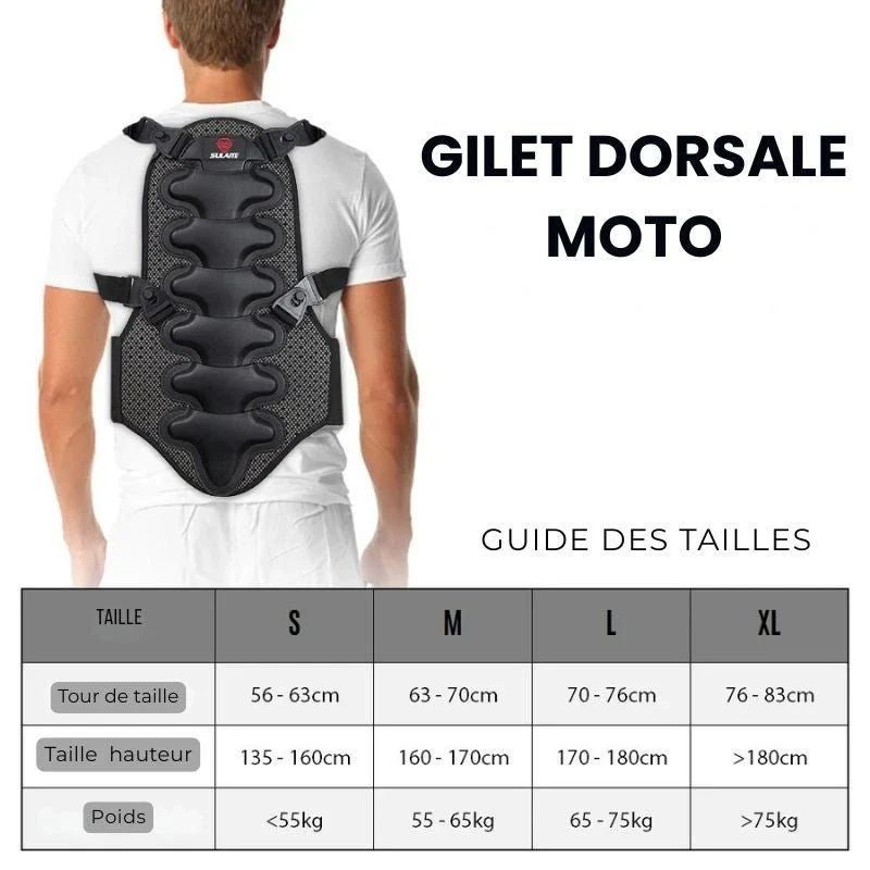 Protection Dorsale Moto | CoolSpine™