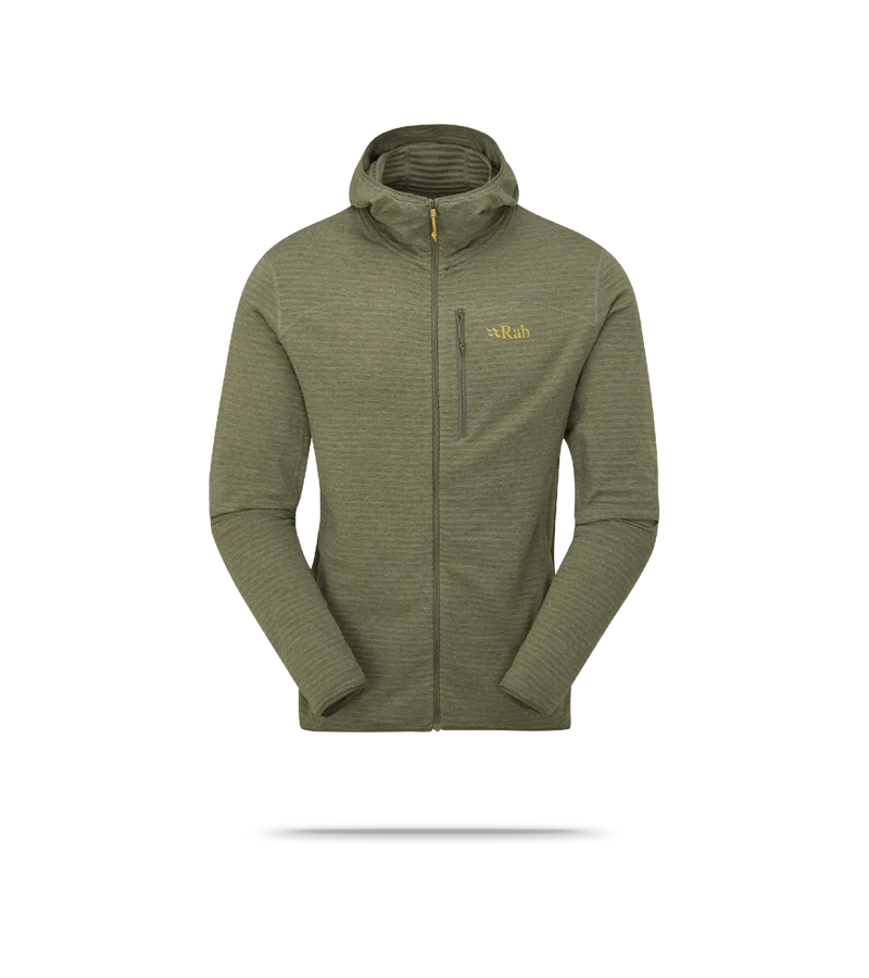 Ascendor Men's Fitted Light Zip-Up Hooded Jacket
