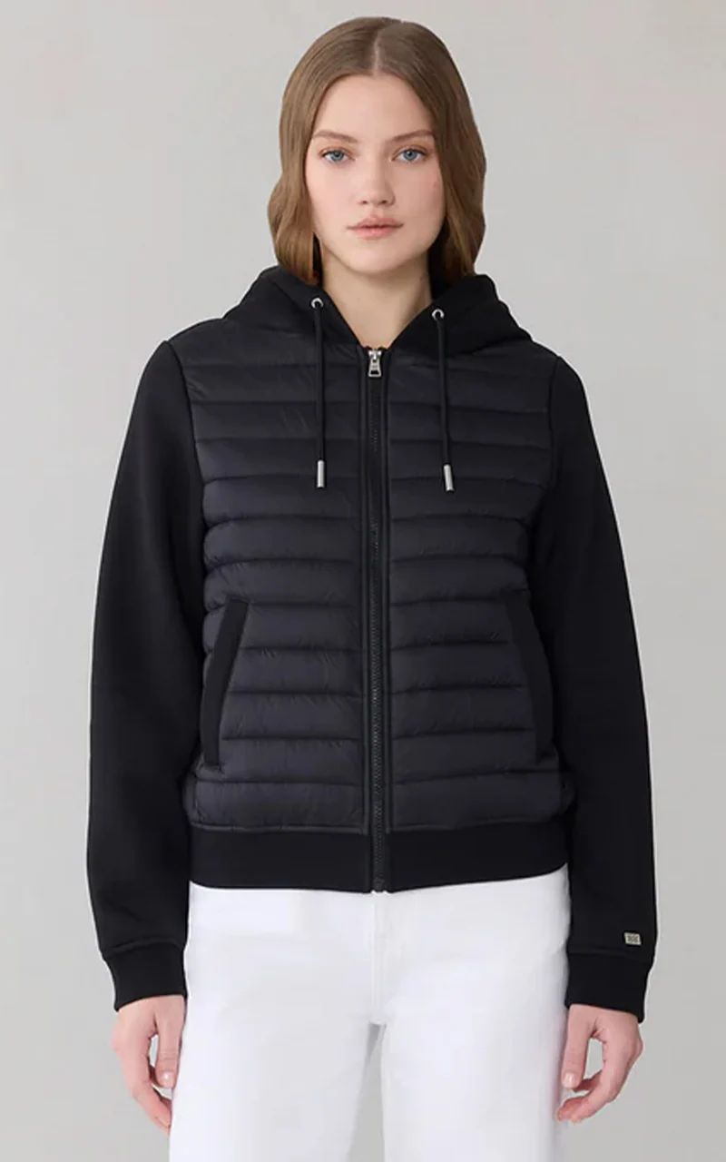 Veste matelassée noir