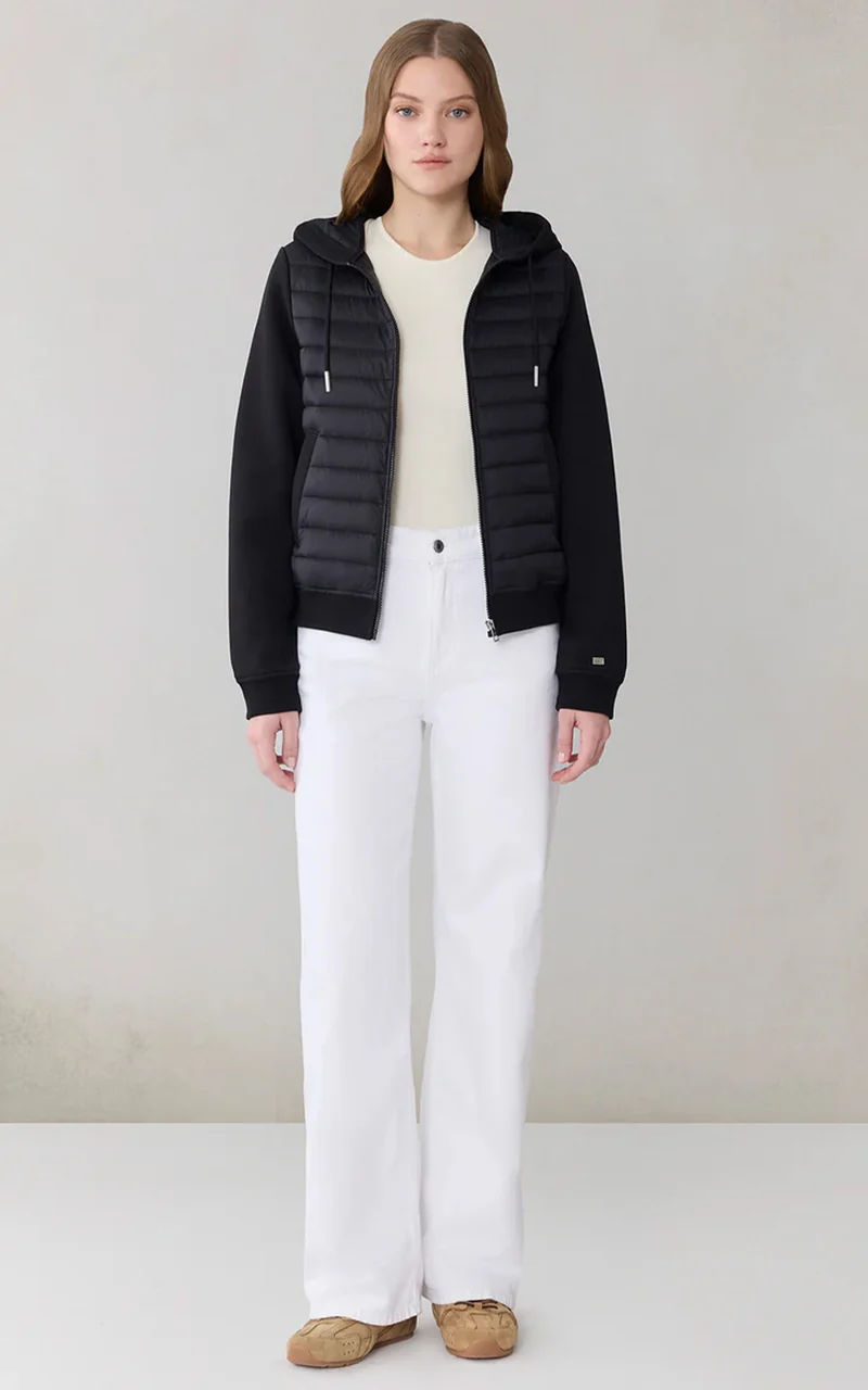 Veste matelassée noir