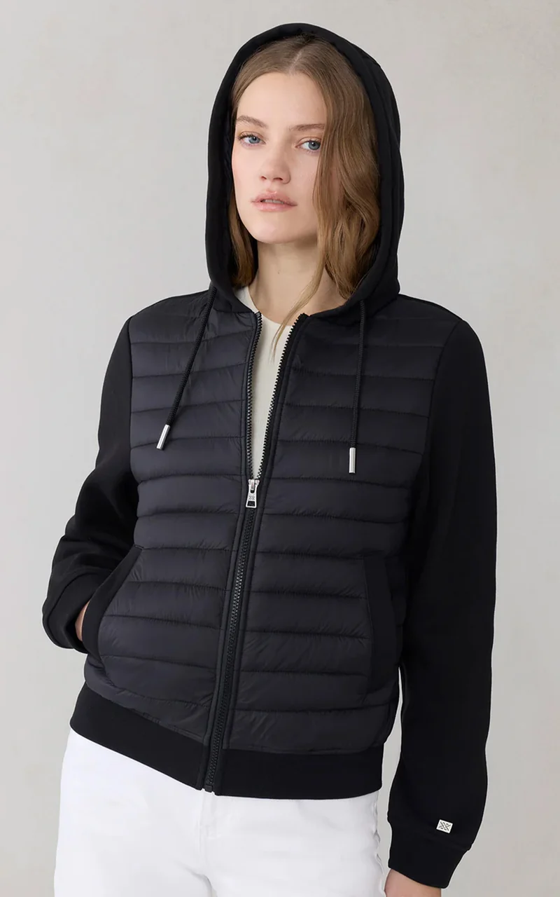 Veste matelassée noir
