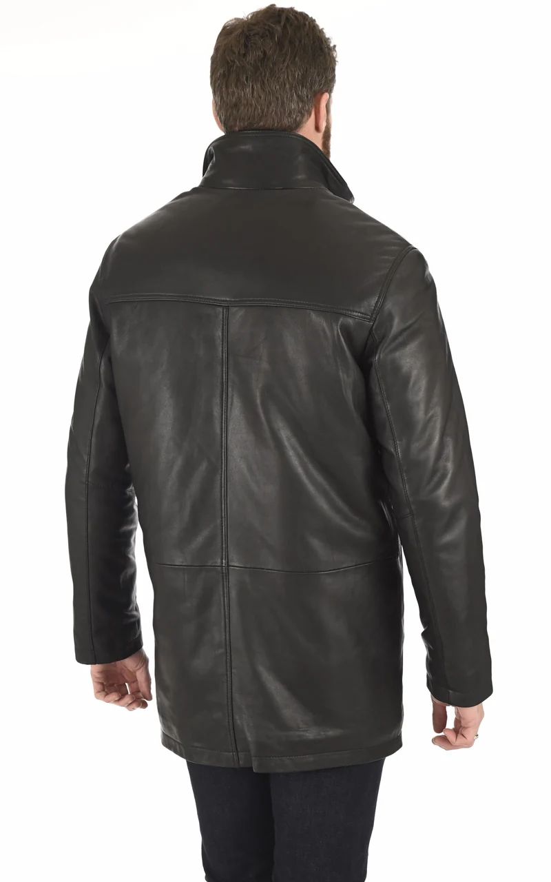 Surveste confortable Max cuir noir