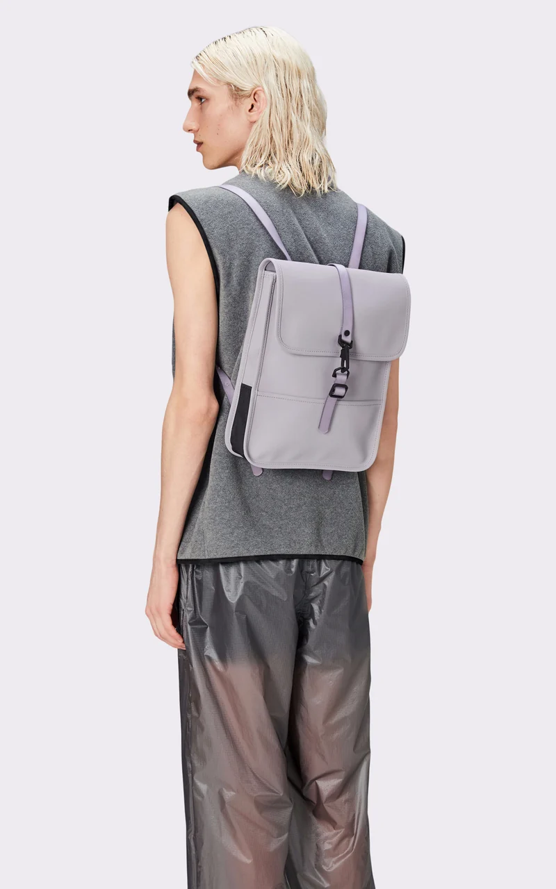 Sac à dos Back pack micro gris mauve