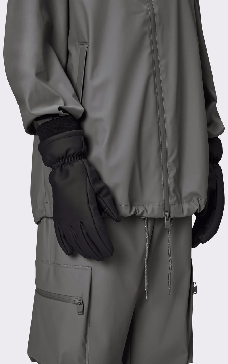 Gants doublés polaire noir