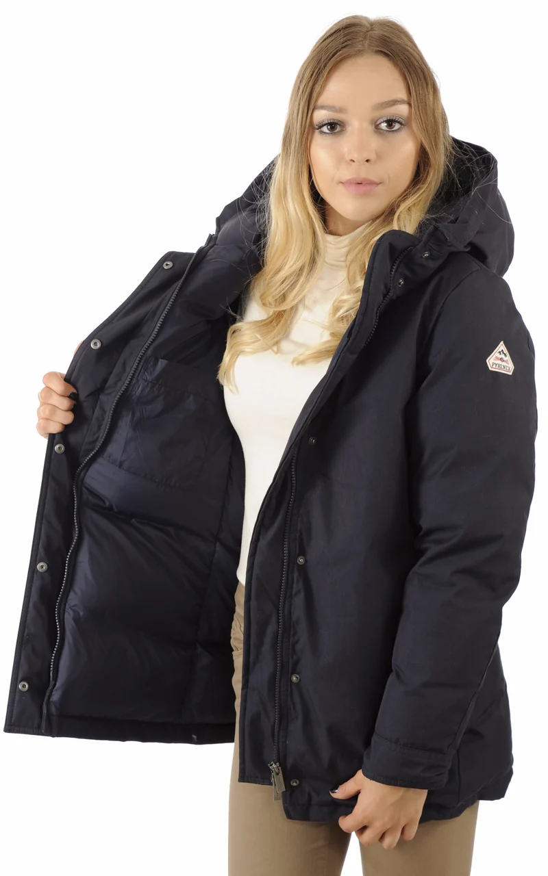Parka Bordeaux bleu marine