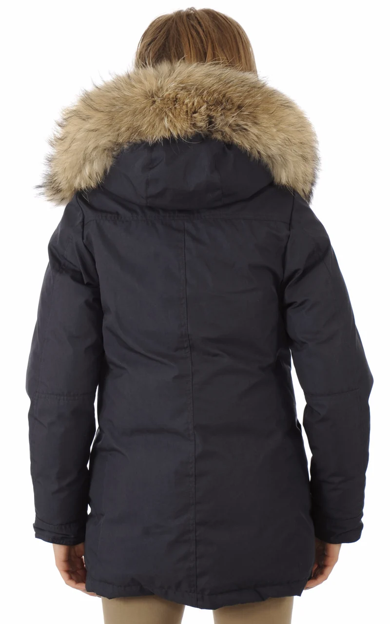 Parka Bordeaux bleu marine