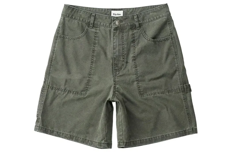 SHORT EN TOILE LAVÉE