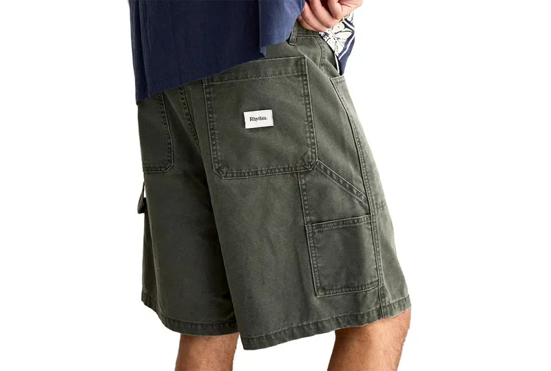 SHORT EN TOILE LAVÉE