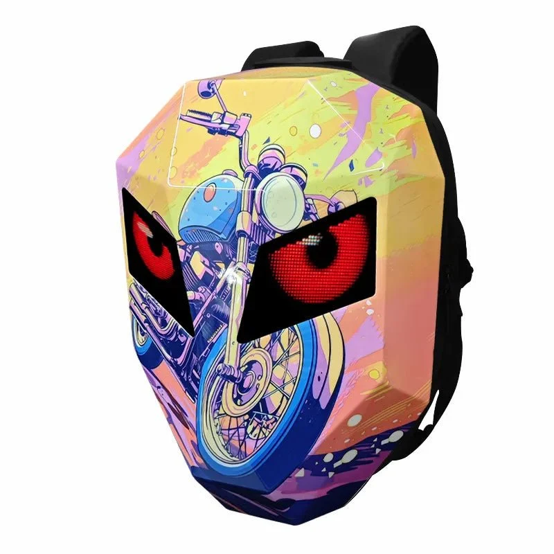 Sac à Dos Moto LED - Neon Rider Edition