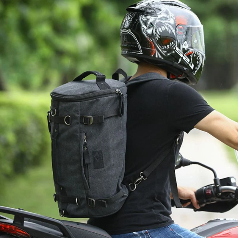Sac à Dos Moto Vintage & Sacoche de Selle – AdventureCraft™