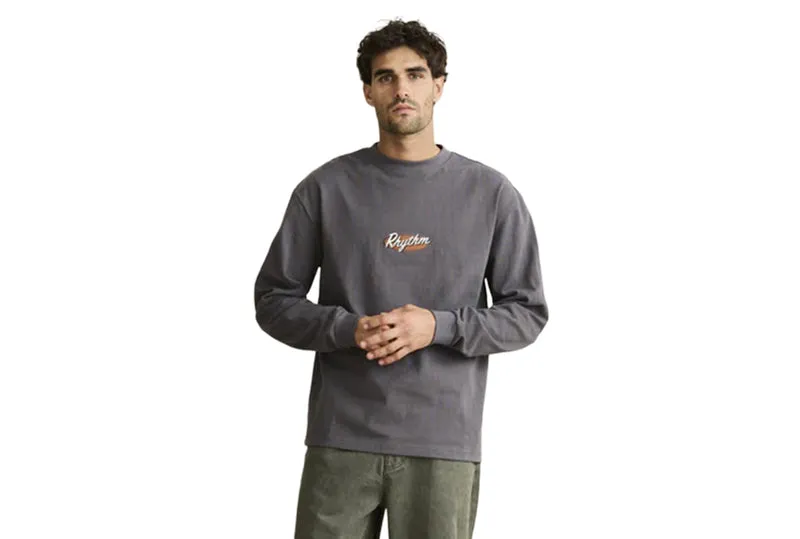 T-shirt manches longues brodé vintage épais Hallmark