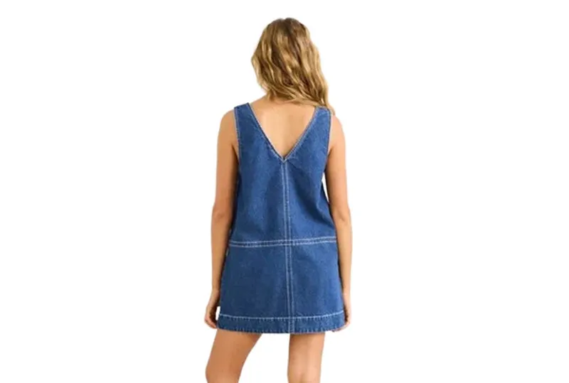 Robe mini CECE à coutures contrastées