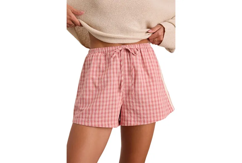 KIRA CHECK SHORTS