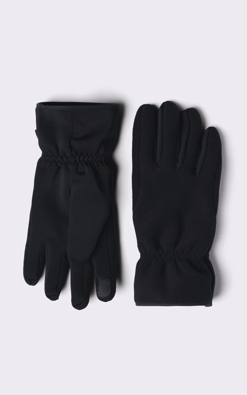 Gants en polaire noir