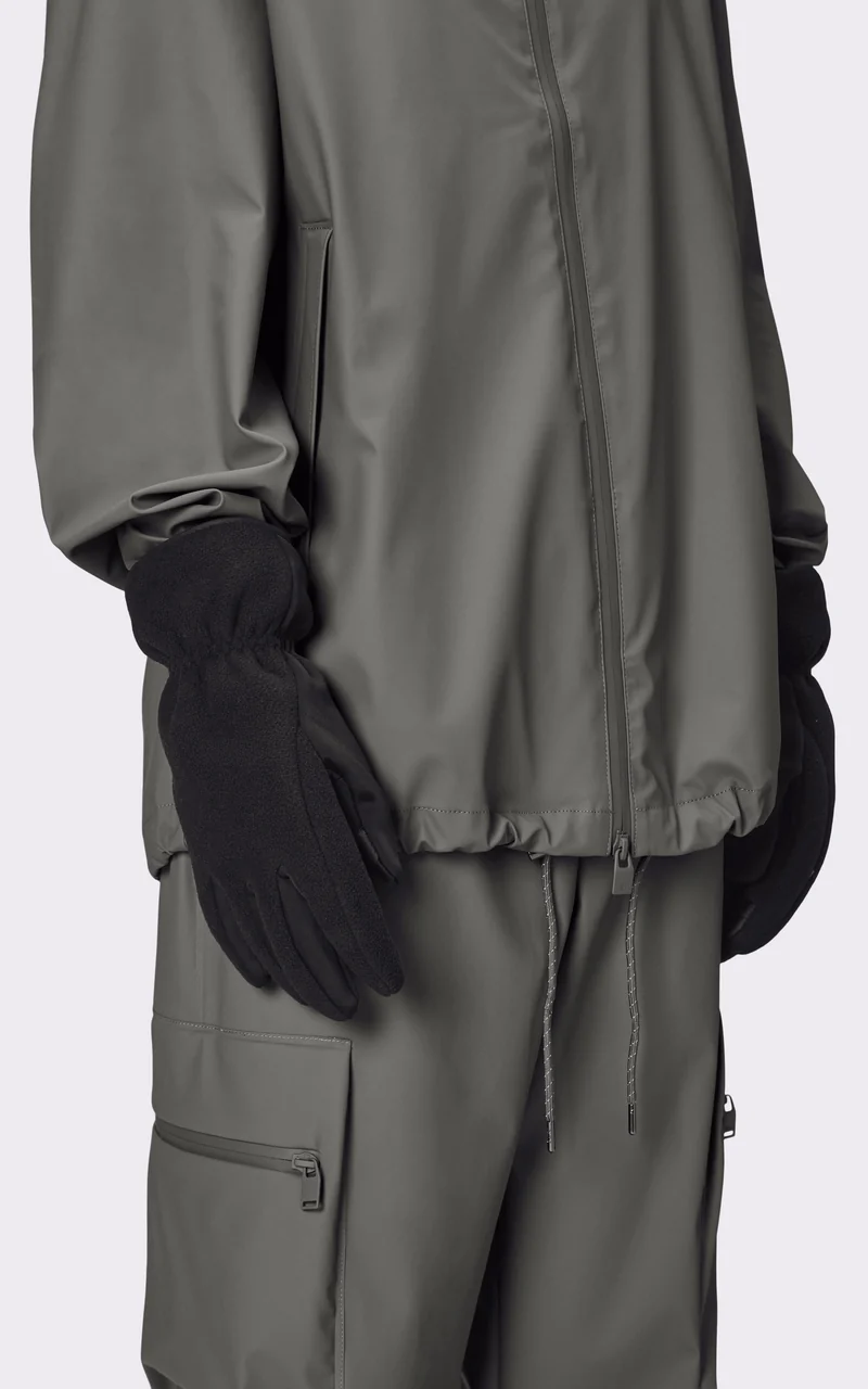 Gants en polaire noir