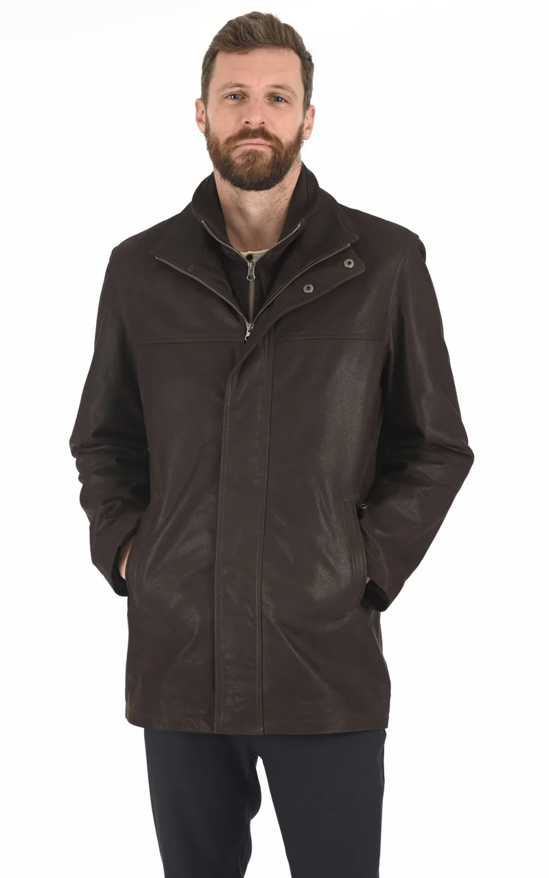 Surveste Max vachette nubuck marron