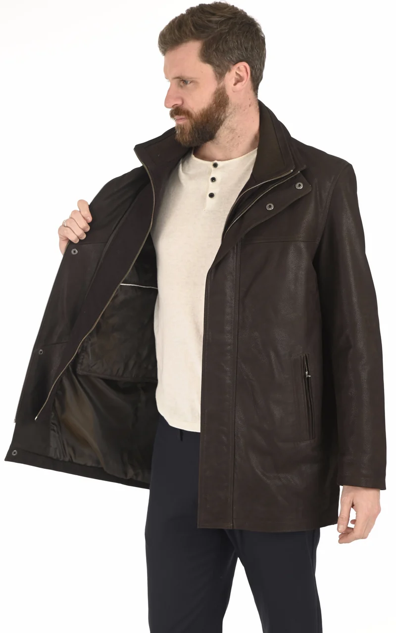 Surveste Max vachette nubuck marron