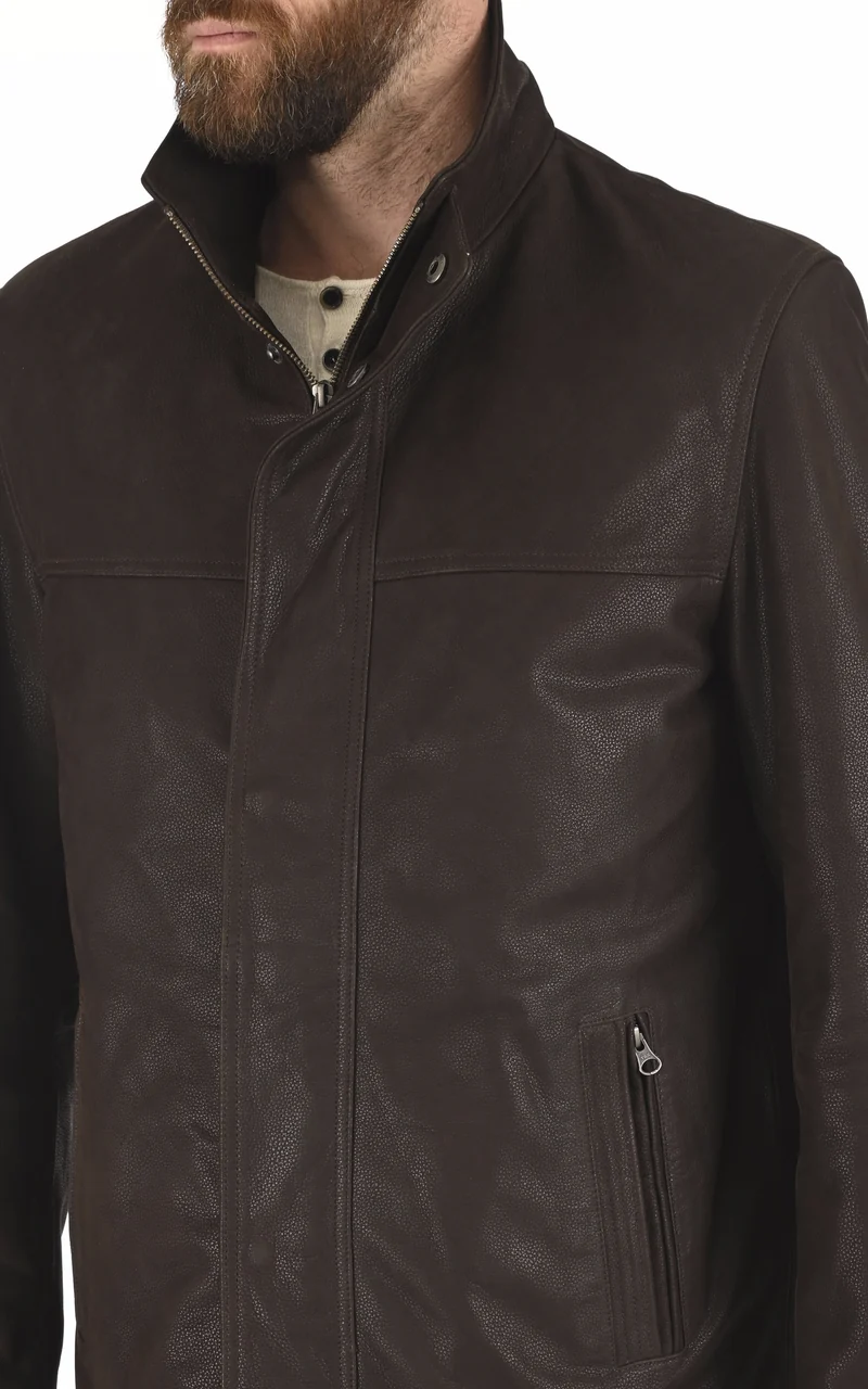 Surveste Max vachette nubuck marron