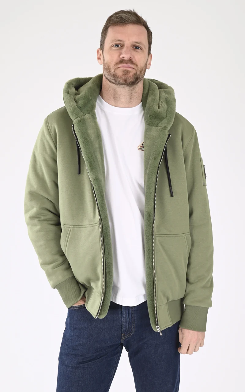 Veste fourrée Classic Bunny kaki