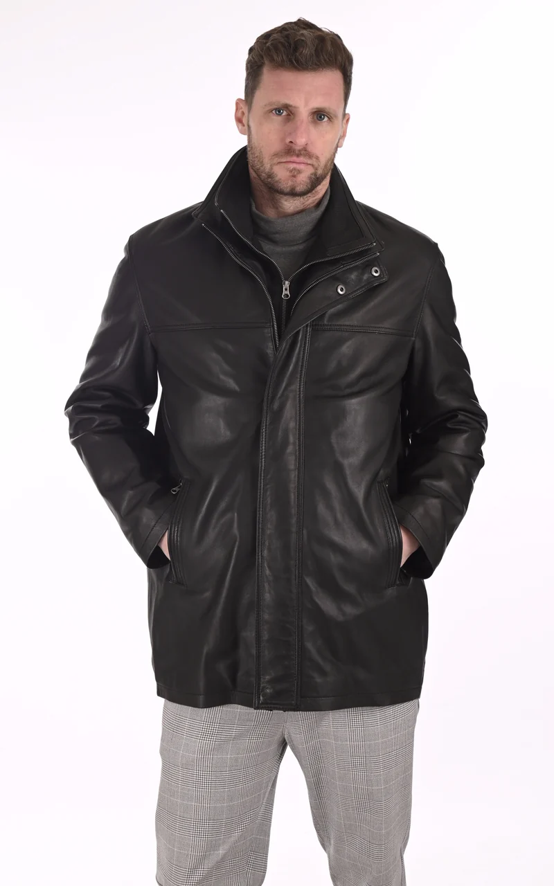 Surveste Max cuir noir
