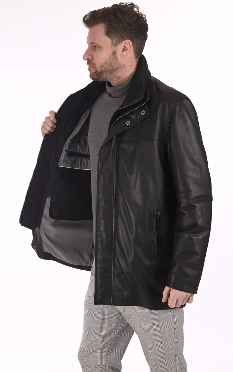 Surveste Max cuir noir
