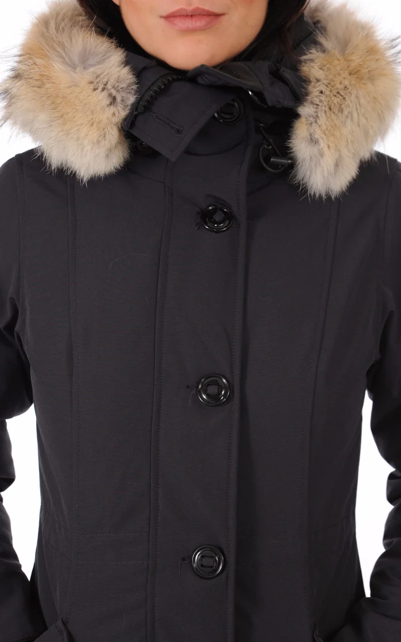 Parka Rossclair bleu marine