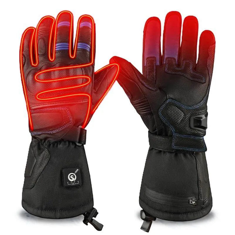 Gants Chauffants Moto carbone | RacerPro™