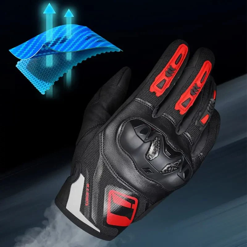 Gants Moto mi-saison CE Fibre Carbone | StormGrip