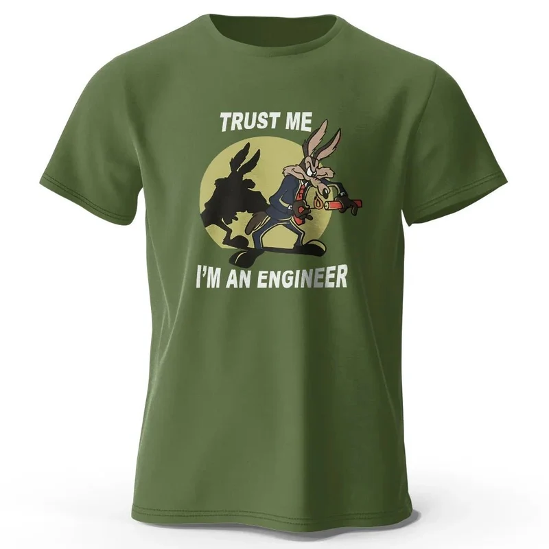 T-shirt humour motard - "Faites-moi Confiance, Je Suis Ingénieur"