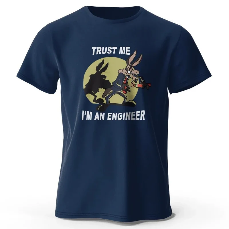 T-shirt humour motard - "Faites-moi Confiance, Je Suis Ingénieur"
