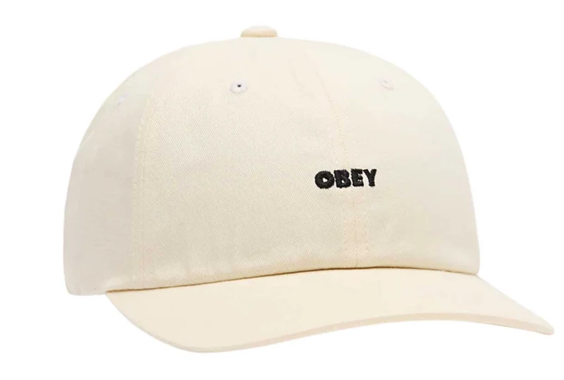 CASQUETTE BOLD CURVE 6 PANNEAUX À FERMETURE ÉLASTIQUE