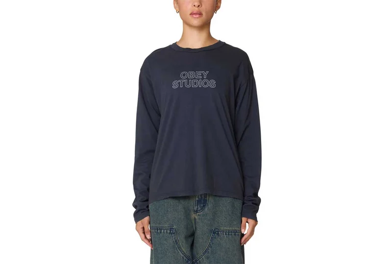 T-shirt W OBEY STUDIOS OUTLINE