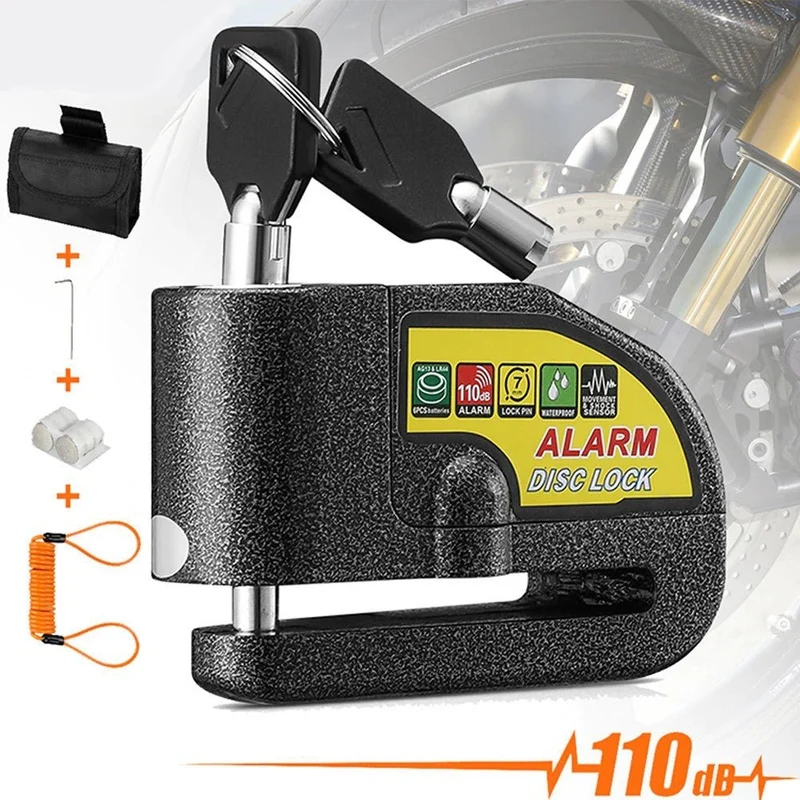 Dispositif Antivol Moto - Alarme Bloque Disque MT01