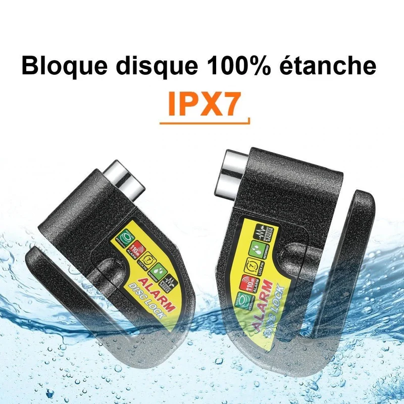 Dispositif Antivol Moto - Alarme Bloque Disque MT01