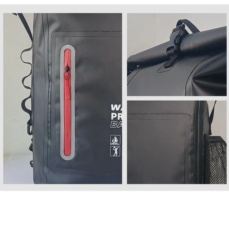 Sac à Dos Étanche 25L - 100% Imperméable Moto & Outdoor