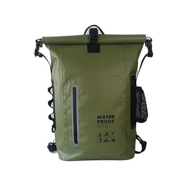 Sac à Dos Étanche 25L - 100% Imperméable Moto & Outdoor
