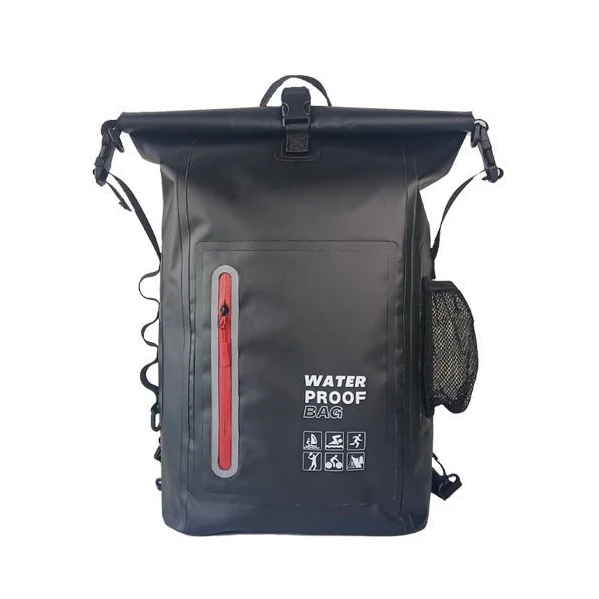 Sac à Dos Étanche 25L - 100% Imperméable Moto & Outdoor