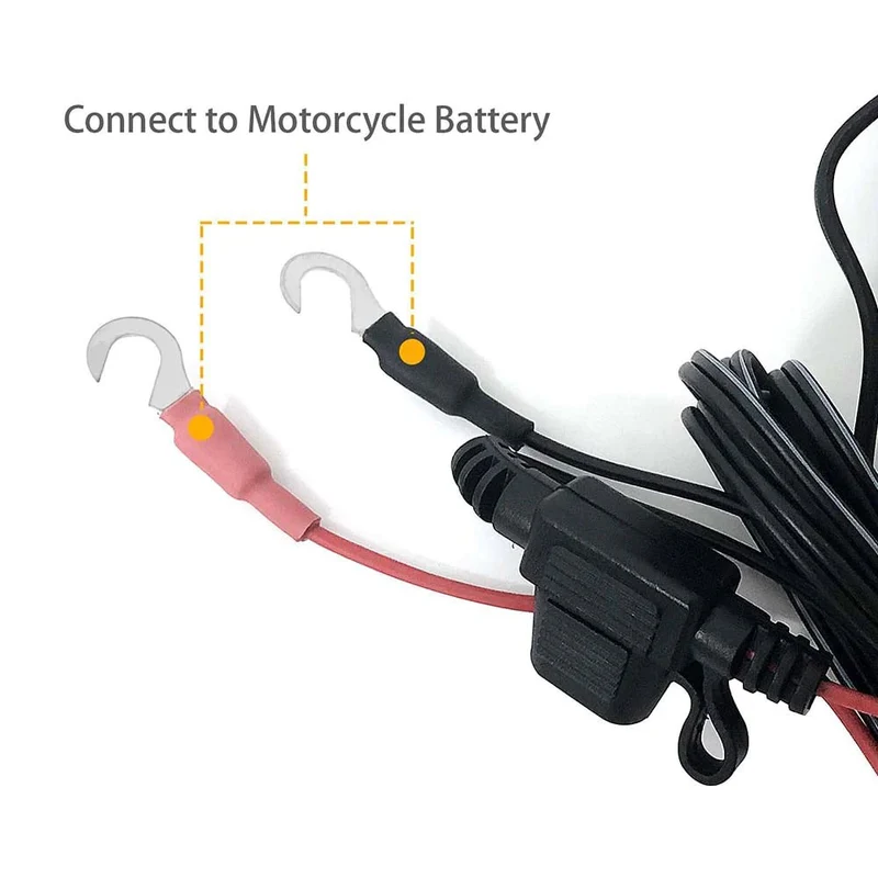 Kit Alimentation 12V pour Gant chauffant sur batterie moto