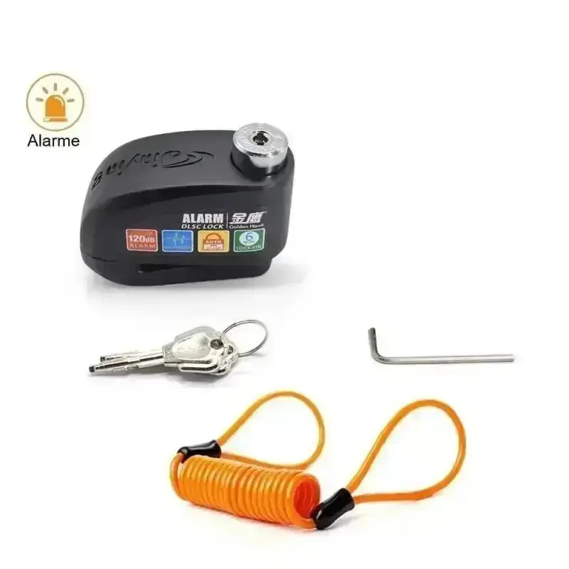 Système antivol moto avec alarme 120db
