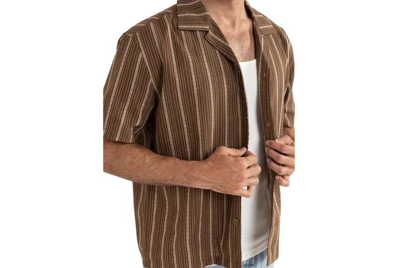 CHEMISE À RAYURES WEST WINDS SS