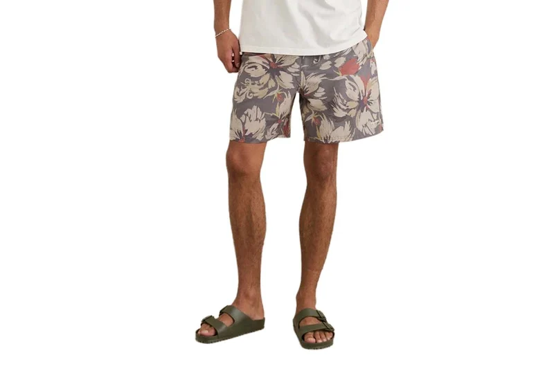 Short de plage camouflage tropical
