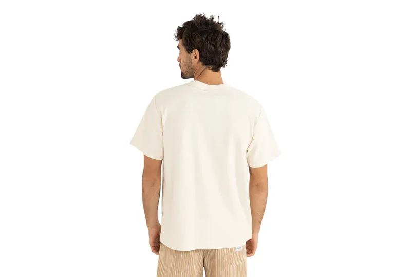 T-SHIRT À MANCHES COURTES EN ÉPONGE VINTAGE
