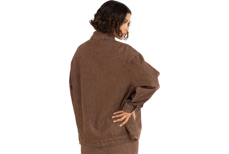 VESTE EN JEAN SURDIMENSIONNÉE