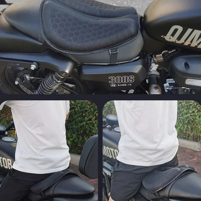 Coussin de selle confort gel moto