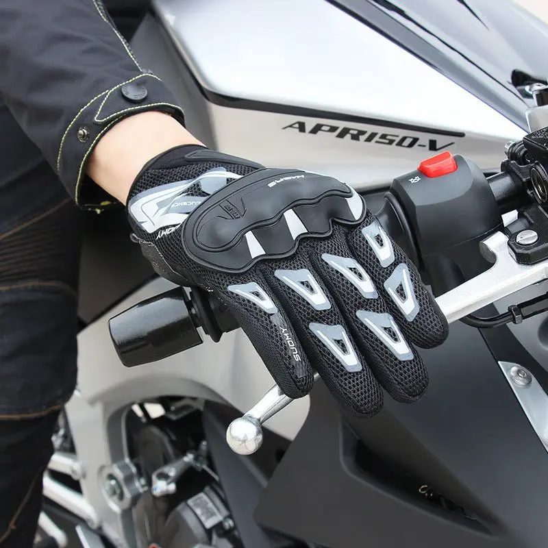Gant Moto Mi Saison - Noir