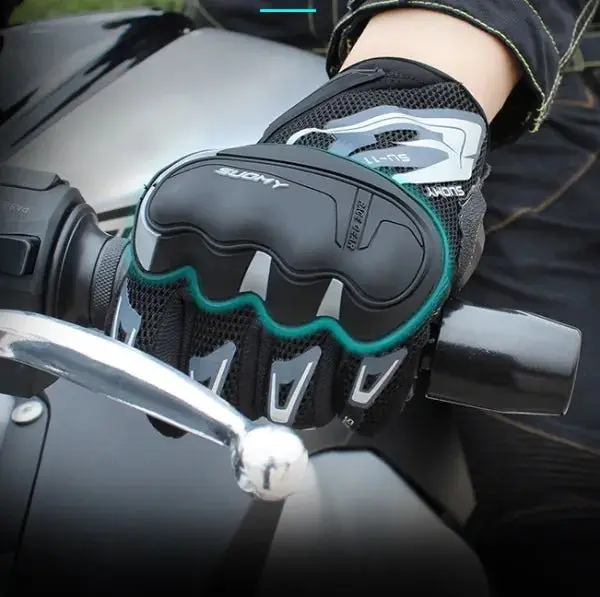 Gant Moto Mi Saison - Noir