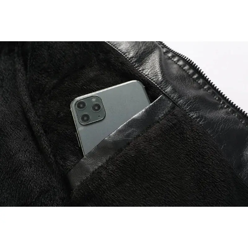 Blouson cuir rouge homme vintage