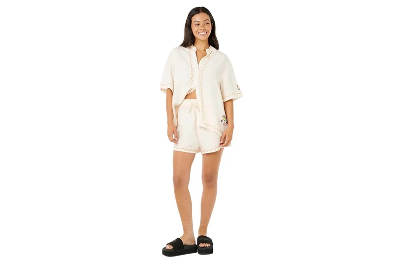 CHEMISE BRODÉE SUNSET LUAU