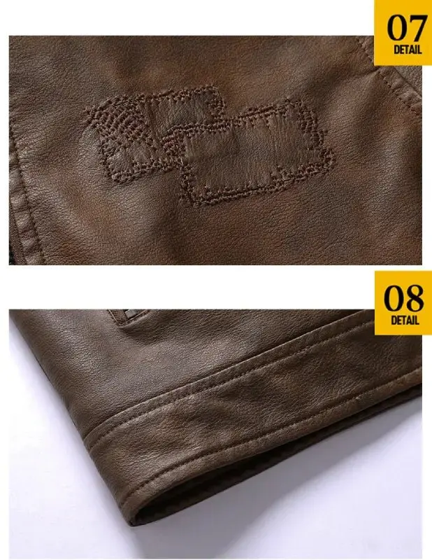 Blouson Biker "KINGS" – Capuche Amovible & Doublure Polaire
